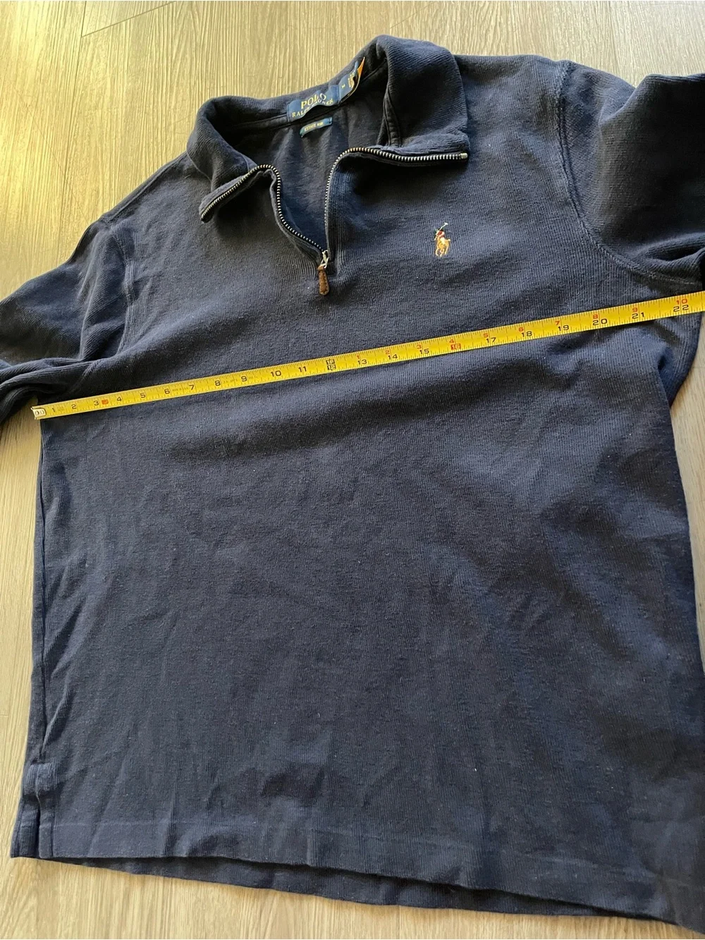 Polo Ralph Lauren estate rob quarter zip sweater